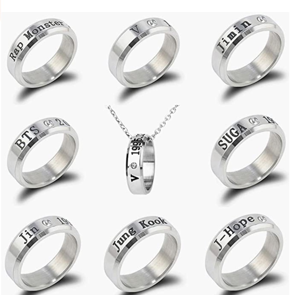 🍗BTS Rings with Chains